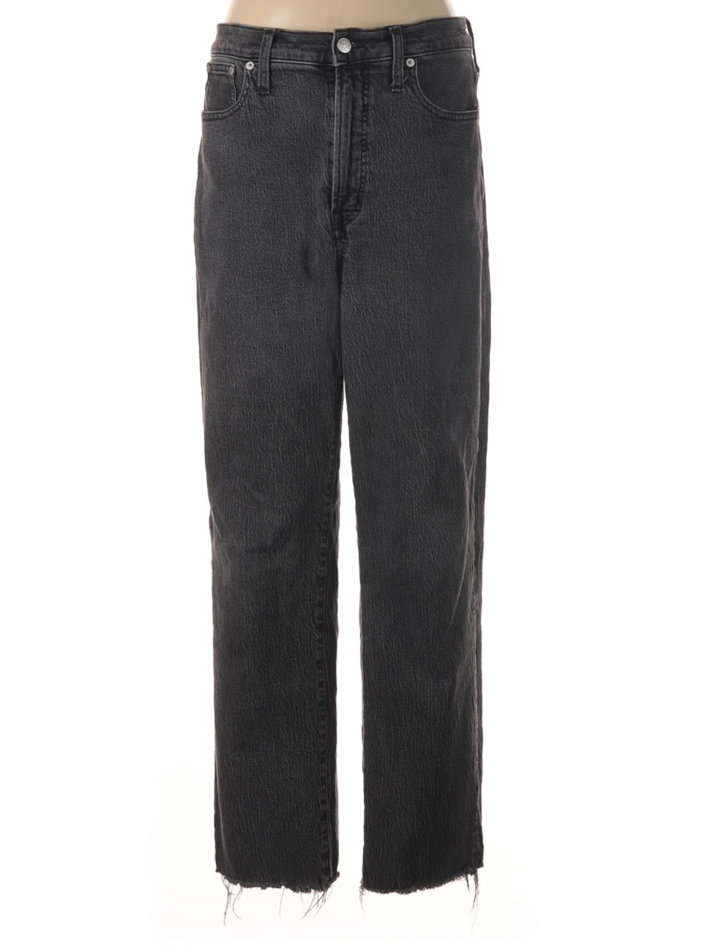 Madewell The Perfect Vintage Straight Jean with Raw Hem